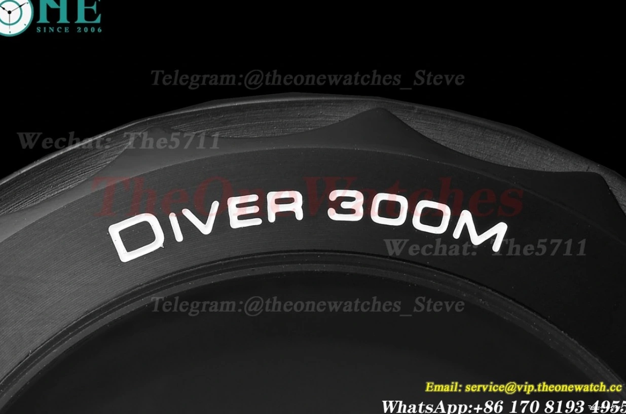 Dial 42mm MY8215 GDF Black 300m RU PVD Seamaster 1202